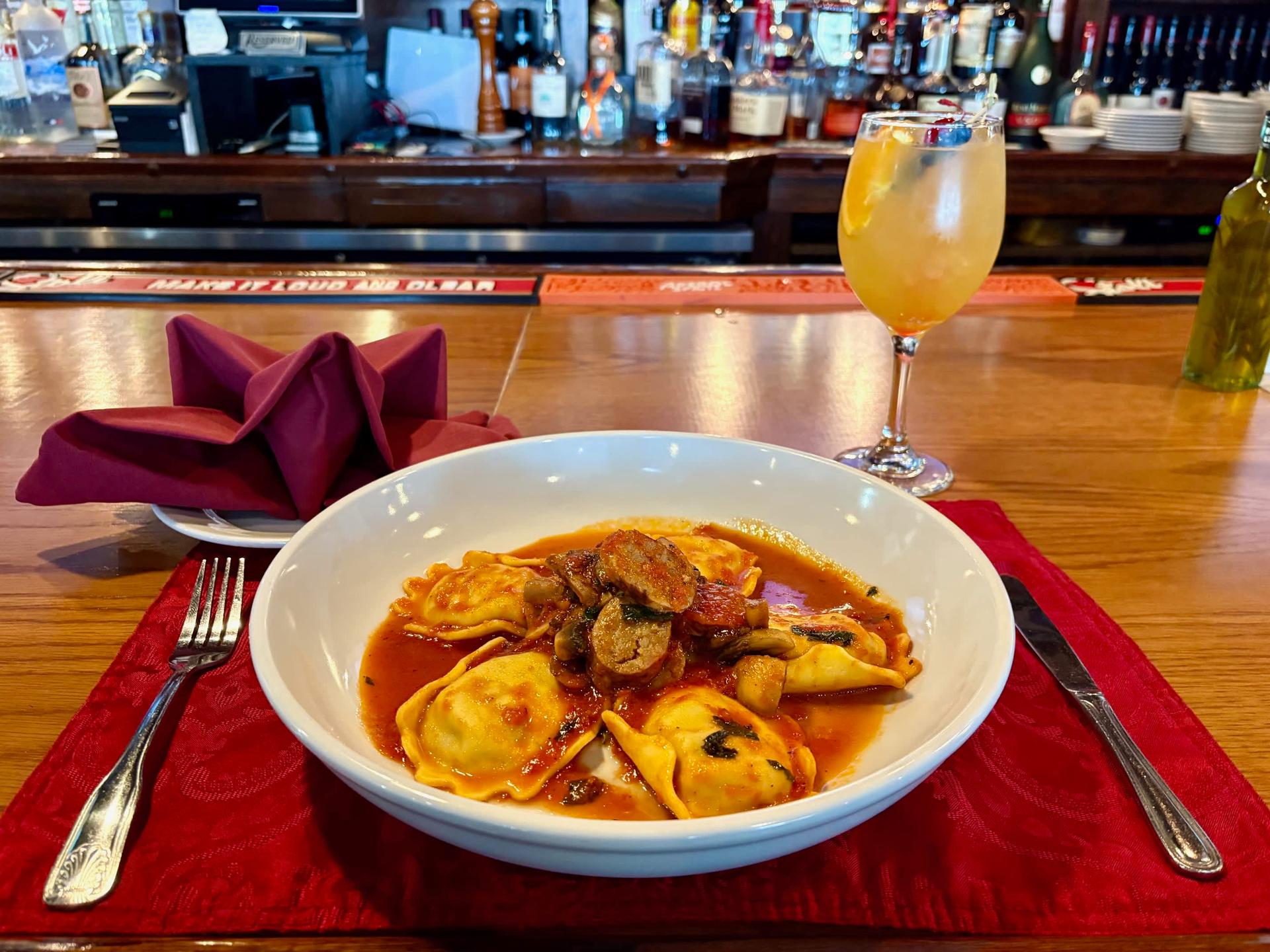 PORTOBELLO MUSHROOM RAVIOLI