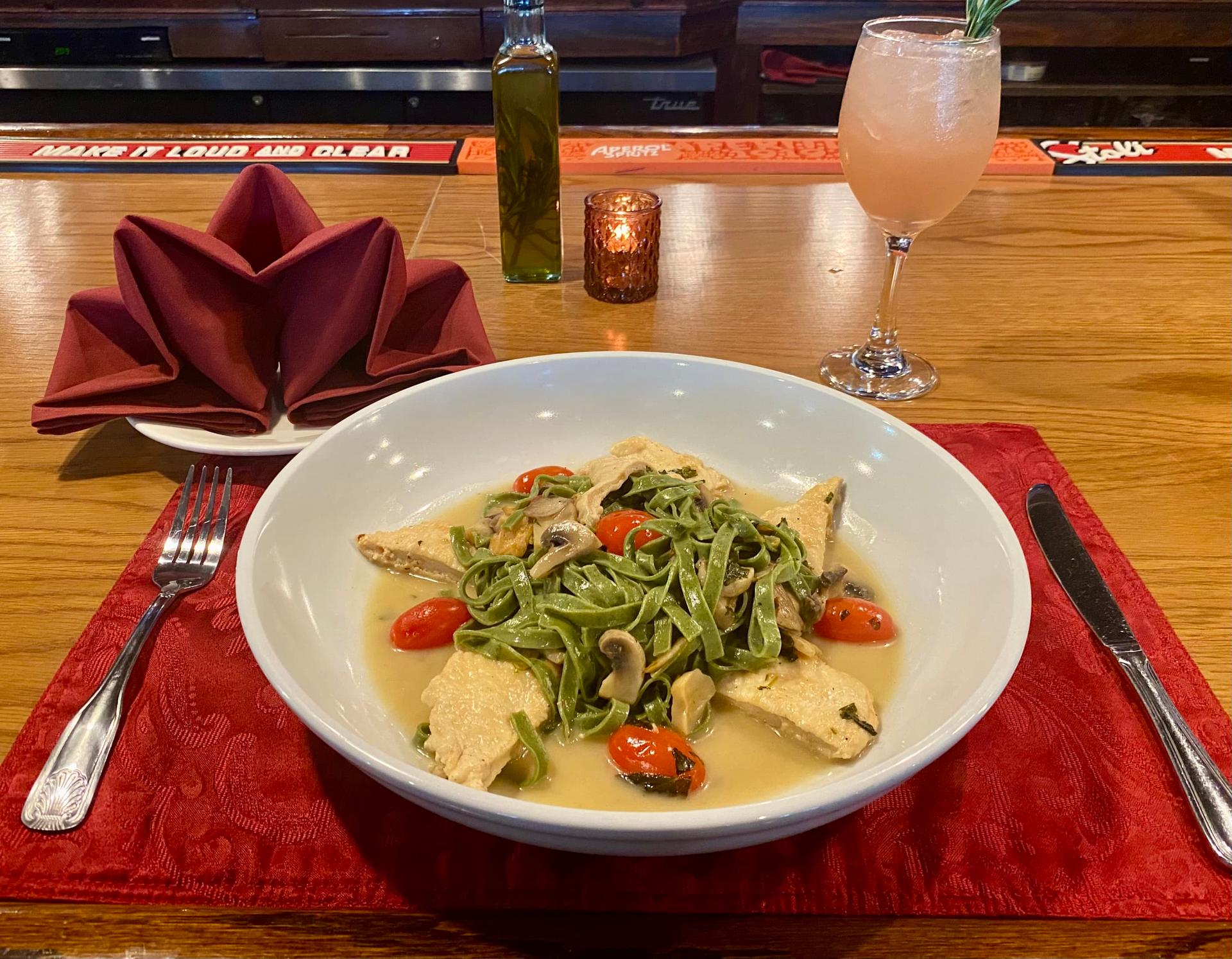 SPINACH FETTUCCINE