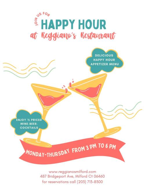 Happy Hour at Reggiano's Restaurant!